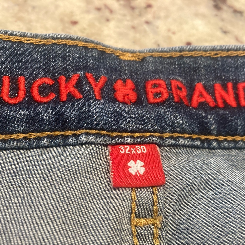 Lucky Brand 410 Men’s Athletic Straight Stretch 32x30 Blue Jeans NWT, $99 MSRP - Picture 6 of 10